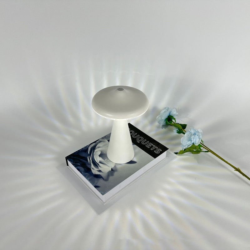 Lampe de Table LED Ambiante OVNI Champignon Créatif Moderne 