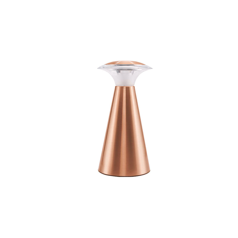 Creative Light Luxury Mushroom Acrylic Column LED USB Table Lamp