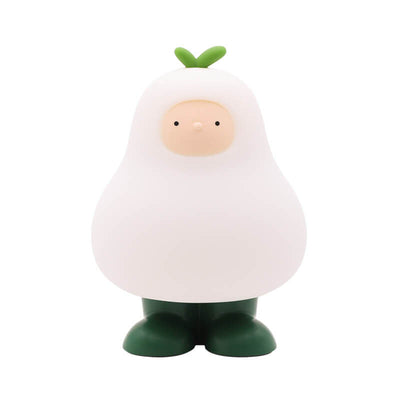 Lampe de table à LED en silicone en forme de poire créative 