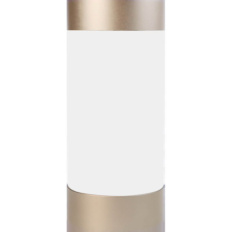 Moderne minimalistische zylindrische Aluminium-Acryl-USB-LED-Tischlampe 