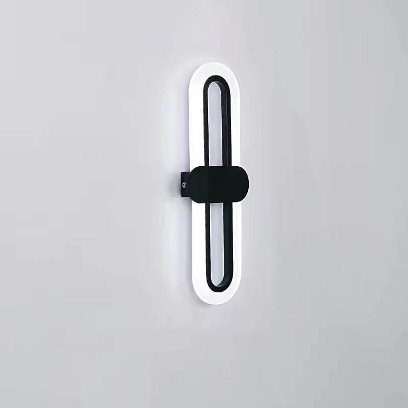 Modern Minimalist Circular Ring Acrylic Aluminum LED Wall Sconce Lamp