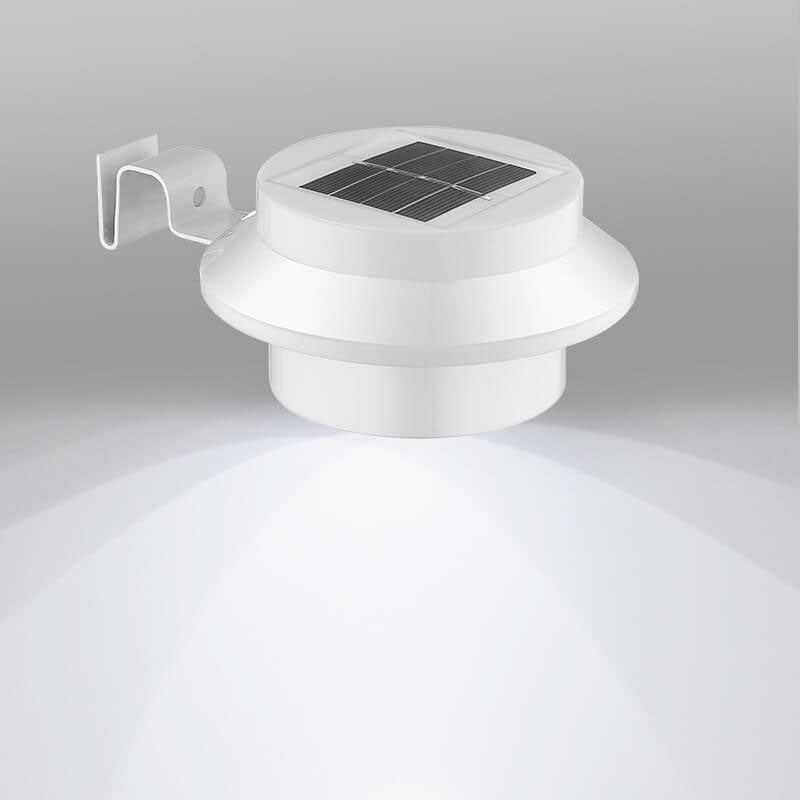 Modern Solar Outdoor Waterproof UFO Shaped LED Wall Sconce Lamp