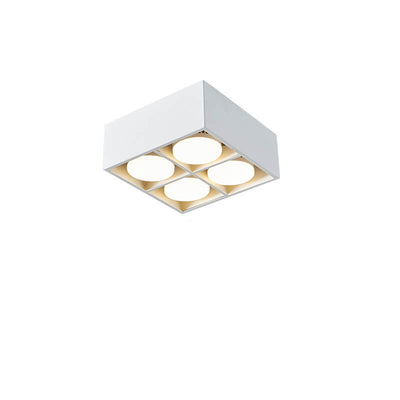Minimalistischer quadratischer Kastenstrahler aus Eisen LED-Deckenleuchte zur bündigen Montage 