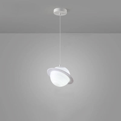 Nordic Creative Saturn Planet Plafonnier semi-encastré à 1 lumière 
