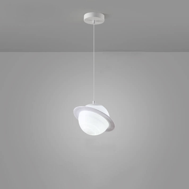 Nordic Creative Saturn Planet Plafonnier semi-encastré à 1 lumière 