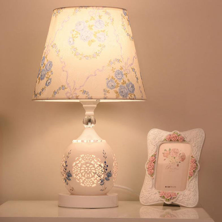 Lampe de Table en Céramique Style Européen Moderne à 1 Lumière 