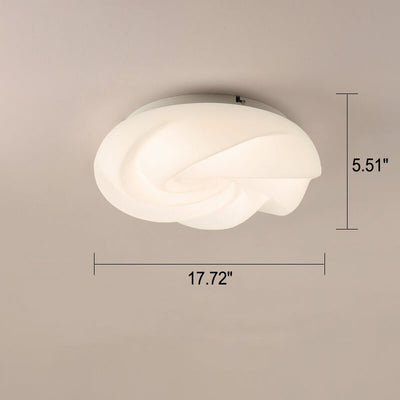 Creative Rose Cloud Design LED Flush Mount Light