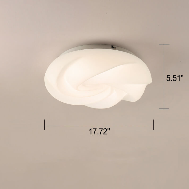 Creative Rose Cloud Design LED Flush Mount Light