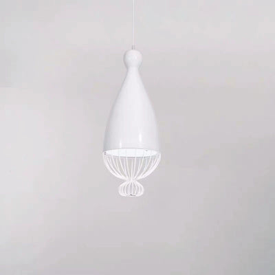 Nordic Macaron Bowling Shape Iron 1-Light Pendant Light