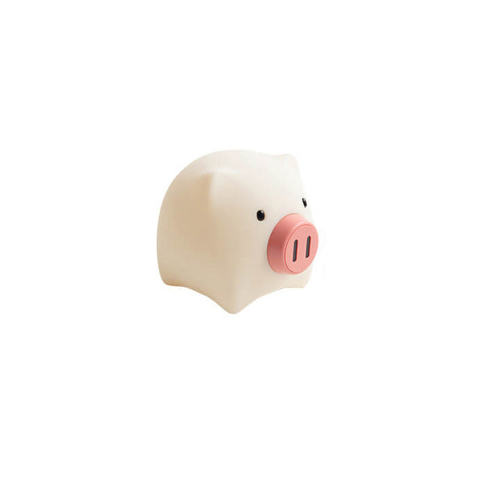 Creative Cute Pig Touch Timer LED Night Light Decorative Table Lamp