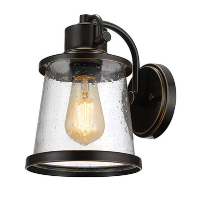 Industrial Iron Art Nostalgic Waterproof 1-Light Wall Sconce Lamp