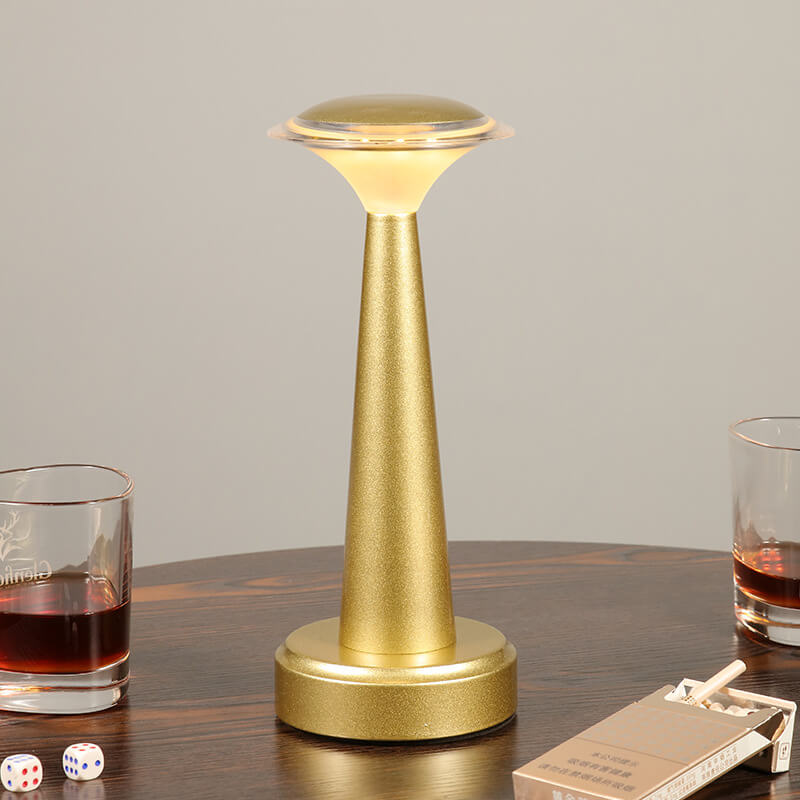 Lampe de table moderne à LED en acrylique et fer 