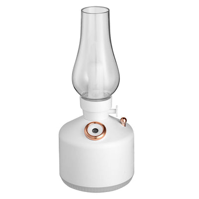 Lámpara de mesa LED con sombra de botella PET con spray humidificador creativo 