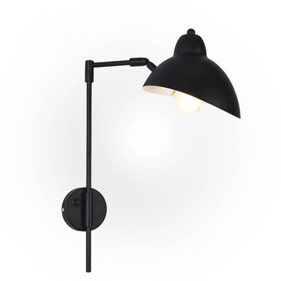 Industrial Minimalist Iron Duck Folding Telescopic Long Pole 1-Light Wall Sconce Lamp