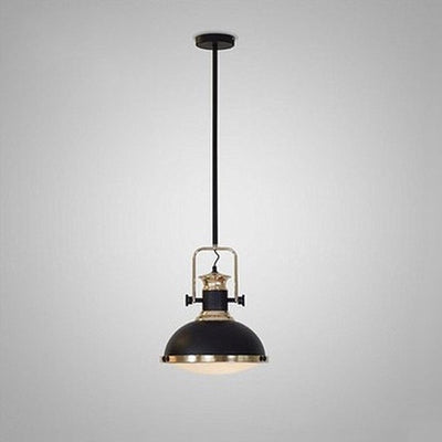 Industrial Vintage Iron Pot Lid Rotatable 1/3 Light Chandelier