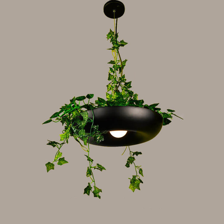 Moderne Art Deco Sky Garden Rundschirm 1-Licht Pendelleuchte für Esszimmer 
