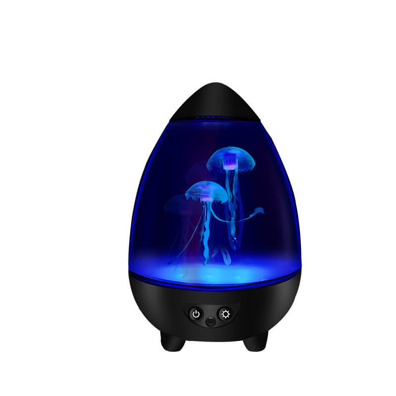 Protection des yeux créative USB méduse conception LED veilleuse lampe de table 