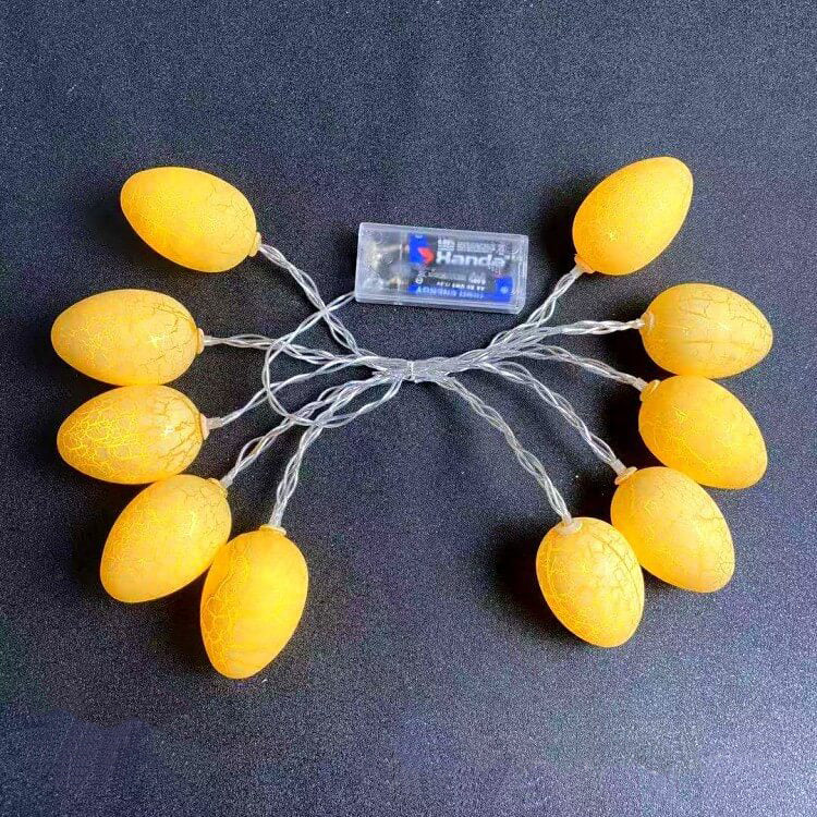 Osterei-String-LED Mehrfarbige Riss-Ei-Dekorative Lichterkette 