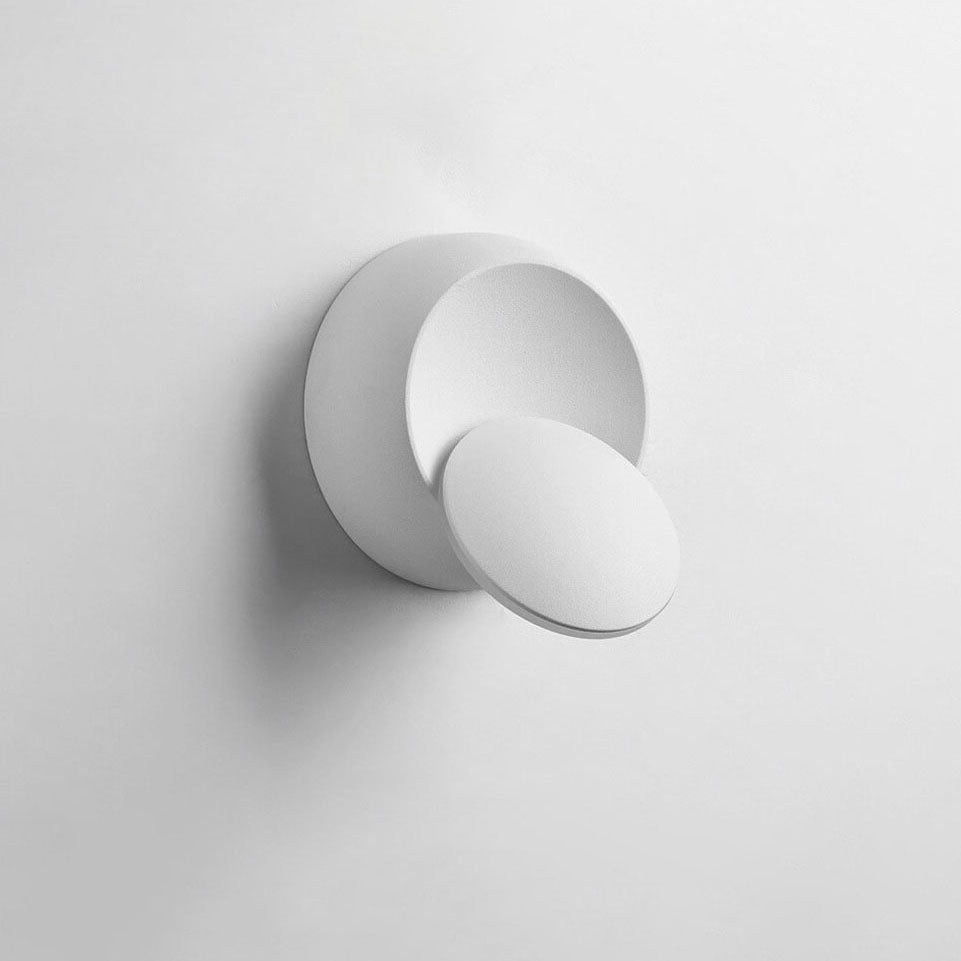Lámpara de Aplique de Pared LED Esmerilada Redonda Minimalista Moderna 