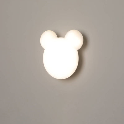 Cartoon minimalistische LED-Wandleuchte in Bärenform 