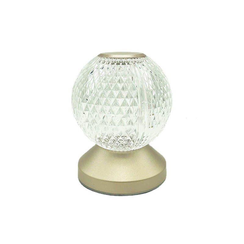 Modern Acrylic Tricolor Light Spherical Night Light LED Table Lamp