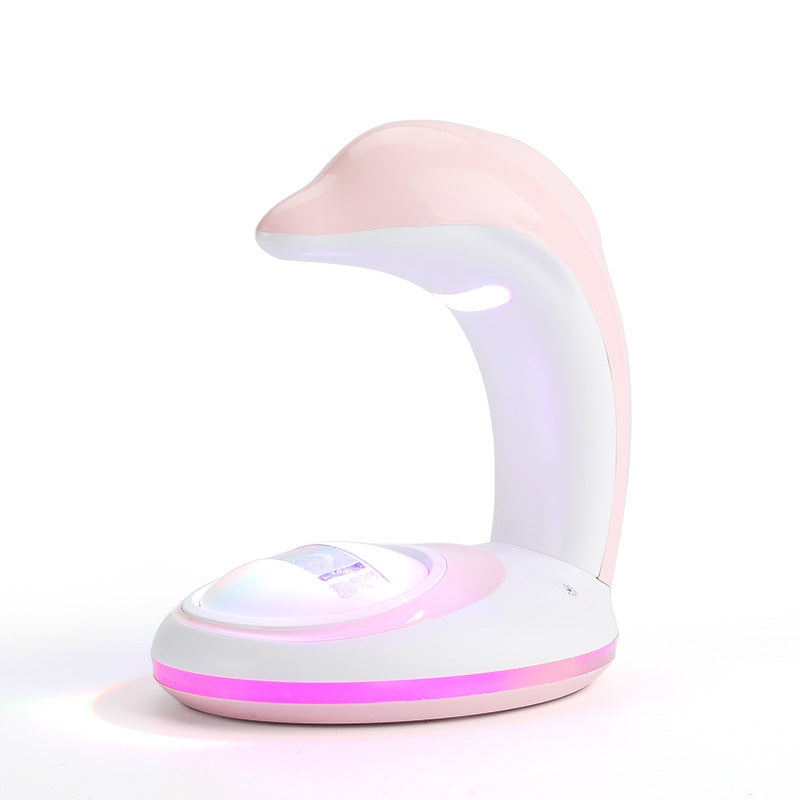 Kreative Delphin-Projektions-Regenbogen-LED-USB-Nachtlicht-Tischlampe 