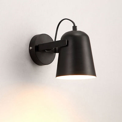 Nordic Macaron  Iron Cylinder Dome 1-Light Wall Sconce Lamp