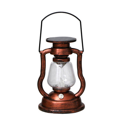 Solar Retro Kerosinlampe Pferdelampe LED Außen Garten Terrasse Dekoration Tragbares Flammenkerzenlicht 
