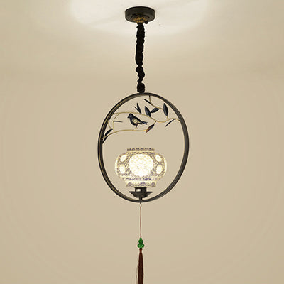 Modern Decorative Ceramic Teacup 1-Light Pendant Light