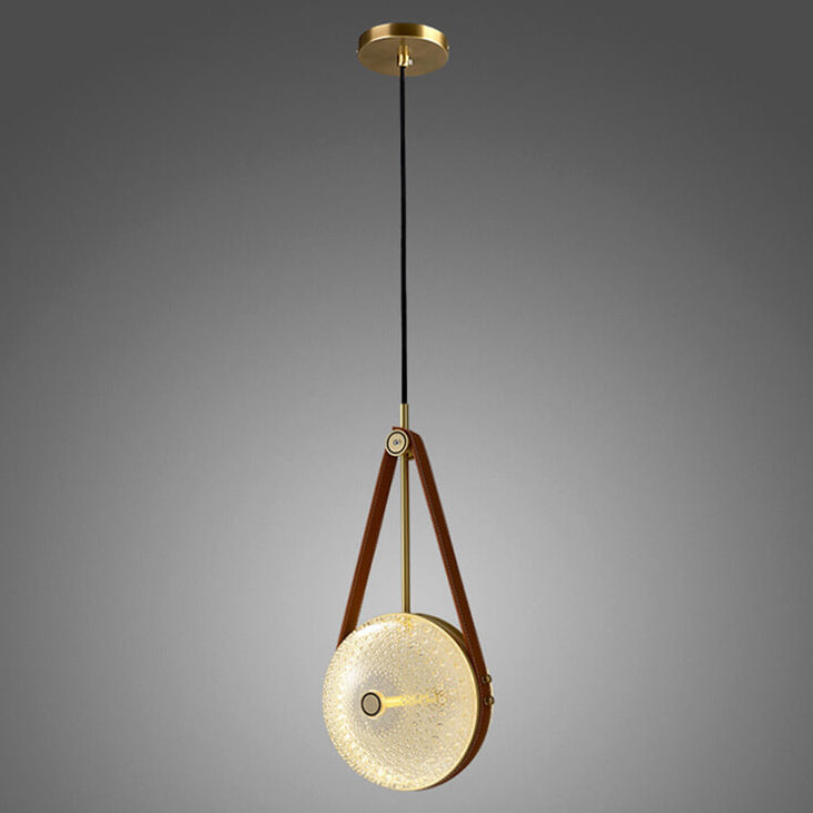 Light Luxury Vintage Belt Creative Design LED Pendant Light