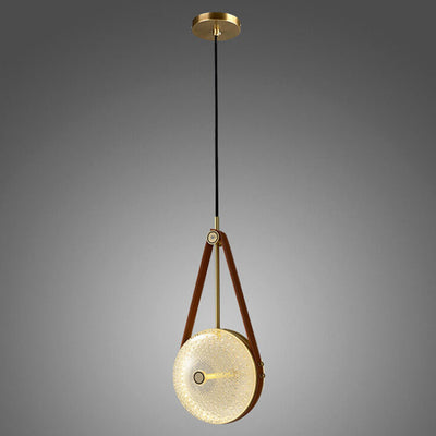 Leichte Luxus-Vintage-Gürtel-kreatives Design LED-Pendelleuchte 