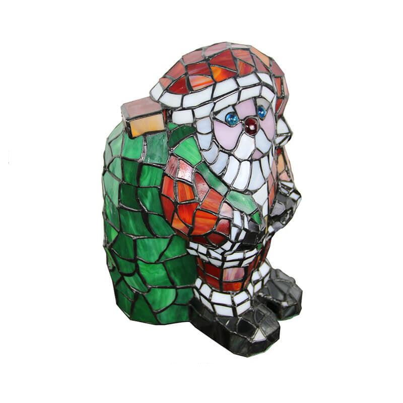 Tiffany Kreative Tier Buntglas 1-Licht Dekorative Tischlampe 
