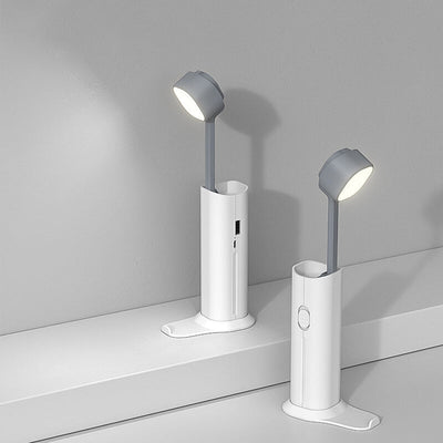 Creative Small Retractable Power Bank Flashlight LED Table Lamp