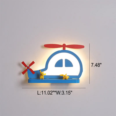 Childlike Creative Cartoon Pattern LED Wall Sconce Lamp