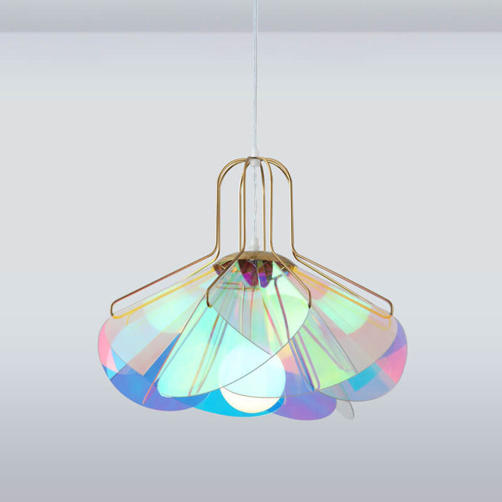 Moderne 1-flammige LED-Pendelleuchte mit Rosenblütenblatt 