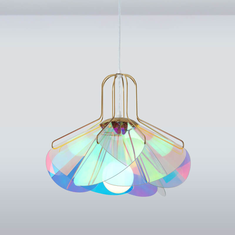 Modern Rose Petal  1-Light LED Pendant Light