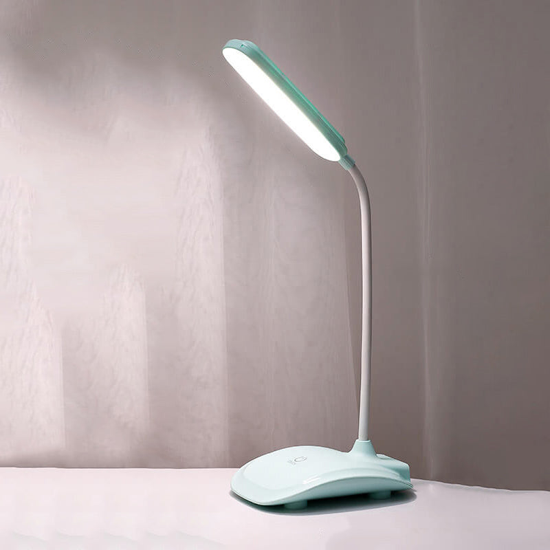 Lampe de bureau de lecture LED à intensité variable, tuyau réglable simple, tactile 