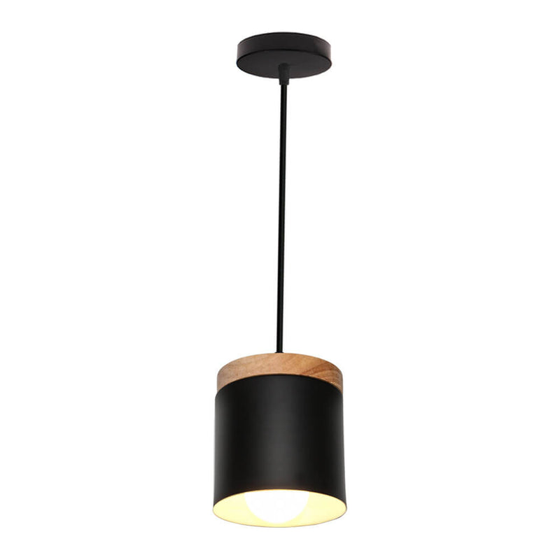 Modern Solid Color 1/3-Light Iron Pendant Light