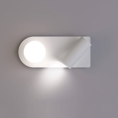 Minimalistische ovale flache drehbare Spot-LED-Wandleuchte 