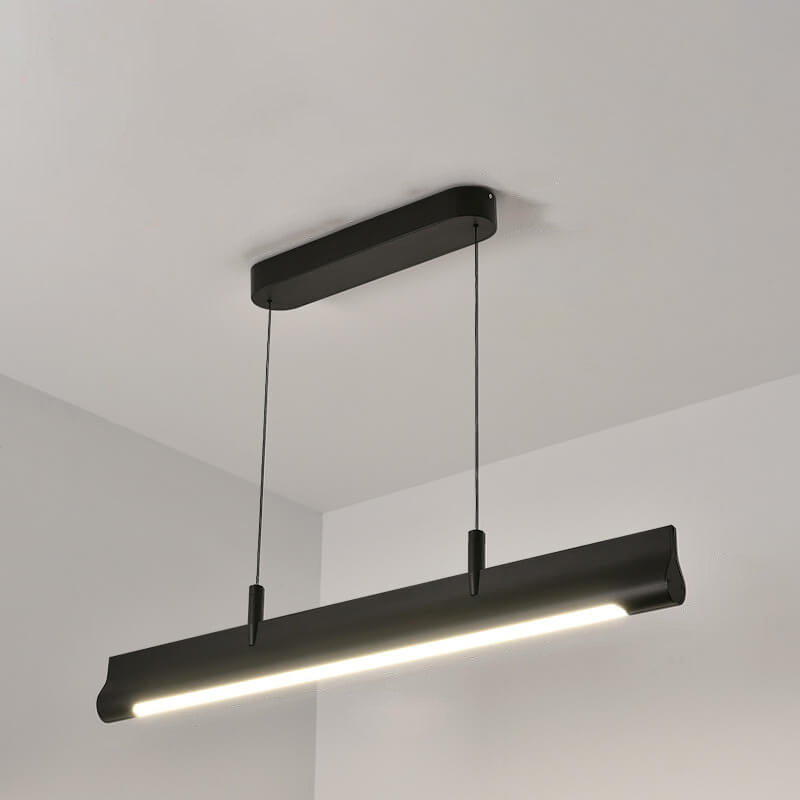 Nordische minimalistische lange Streifen Insel Licht LED hebbare Kronleuchter 