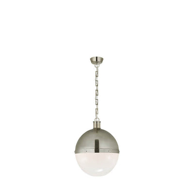 Nordic Minimalist Brass Glass Ball 1-Light Pendant Light