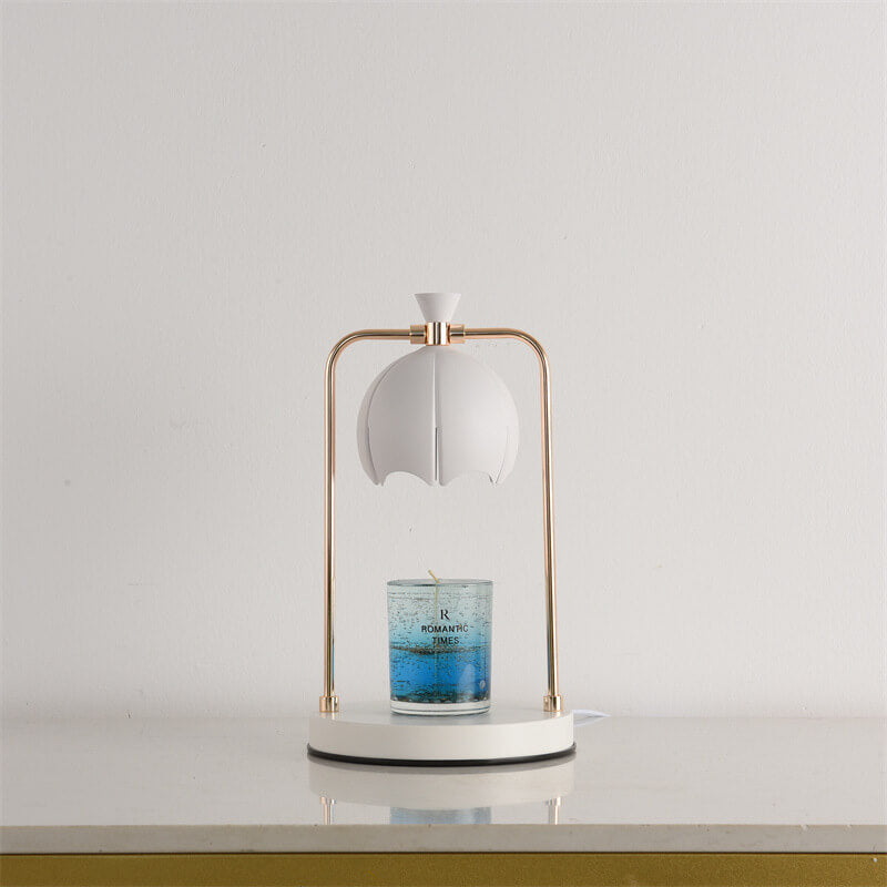 Modern Orchid Metal Aromatherapy Melting Wax 1-Light Table Lamp