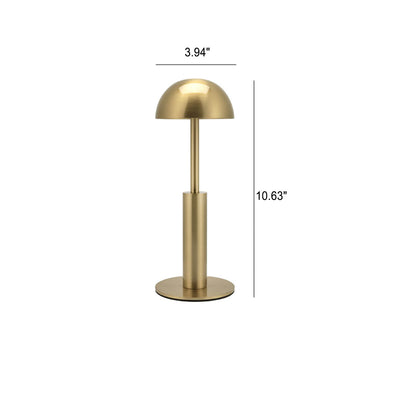 Simple Gold Dome USB Charging LED Table Lamp