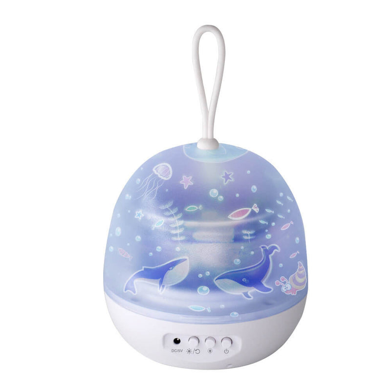 Lámpara de Mesa de Luz Nocturna Portátil Recargable USB LED Ambiental Estrella Giratoria Creativa Moderna 
