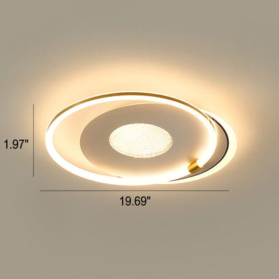 Round Nordic Creative Multi-Style LED Flush Mount Light