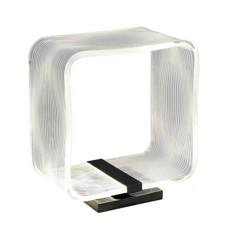 Nordic Square Ring Acryl LED dekorative Tischlampe 