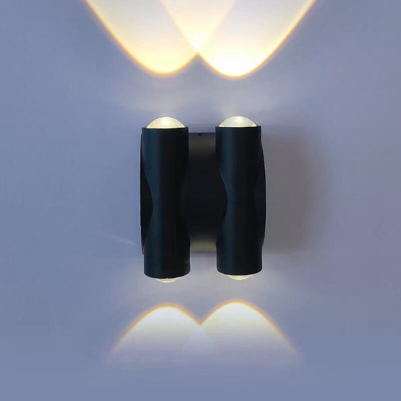 Modern Aluminum Telescope Waterproof Garden LED Outdoor Light Wall Sconce Lamp