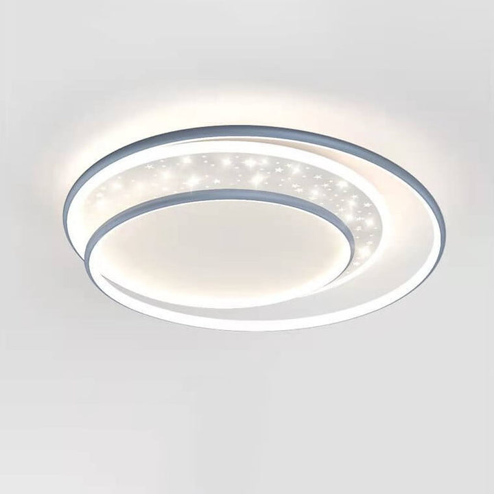 Éclairage encastré LED en aluminium et acrylique, étoile ronde pour enfants, moderne et créatif 