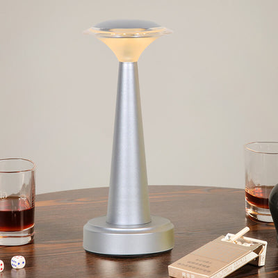 Lampe de table moderne à LED en acrylique et fer 