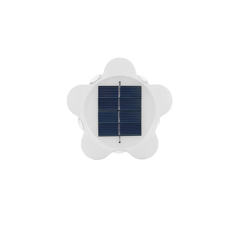 Lámpara de Aplique de Pared para Exterior LED Impermeable de Jardín Pentagrama Solar 